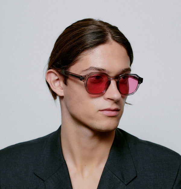 Zan / Grey Transparent & Rose Lens - Shade Files